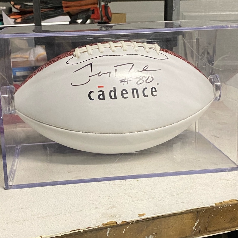 Autographed Jerry Rice Football NO COA